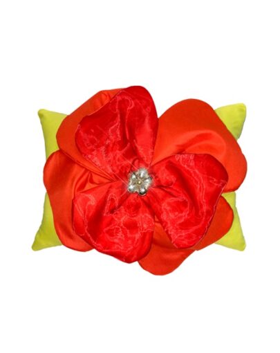 Almohadón decorativo flor roja marymar 4