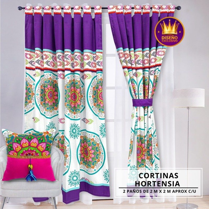 Juego de Cortinas HORTENSIA
