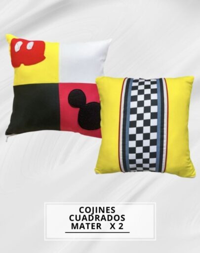 Funda Cojín Cuadrado X2 MATER