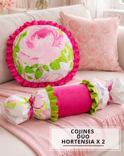 Funda Cojín Dúo HORTENSIA