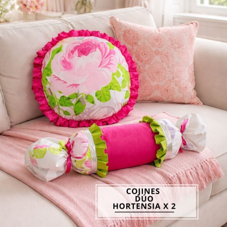 Funda Cojín Dúo HORTENSIA