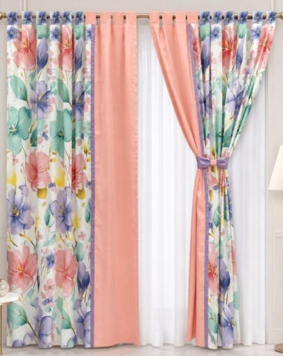 Juego de Cortinas GRACE CORAL