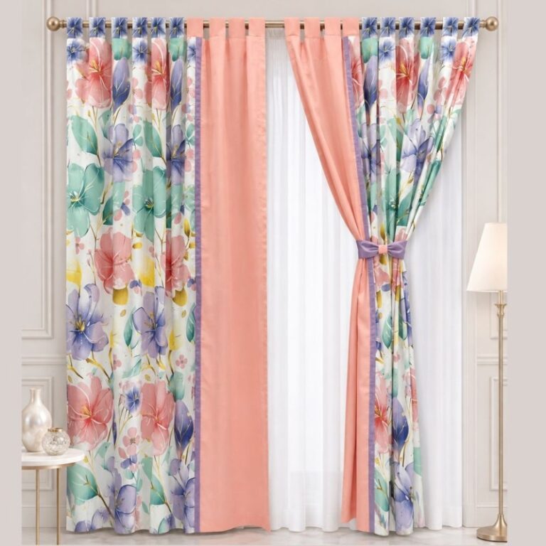 Juego de Cortinas GRACE CORAL
